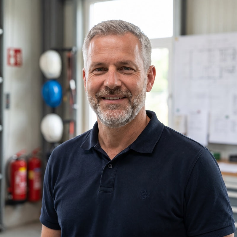 Brandschutz-Experte Markus Brandt begleitet die Schutzano-Produktentwicklung